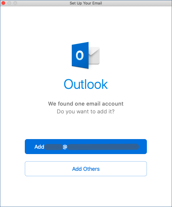 Alternate Account Wizard Launch View