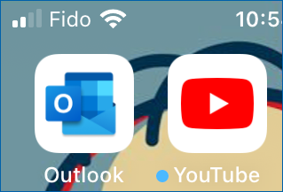 Opening the Microsoft Outlook App on iOS