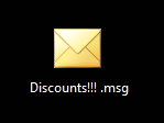 Message file icon preview